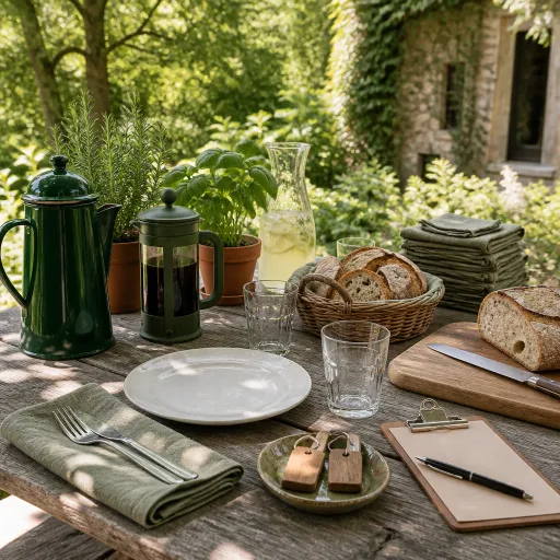 The summer B&B table: when outdoor dining becomes the stay
